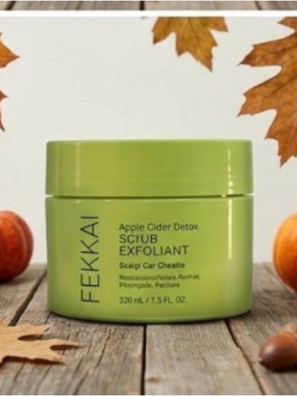 Apple Cider Detox Scrub Exfoliant — Green